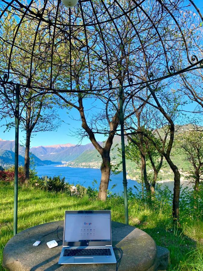 Villa Corti Lakeview Como Exterior foto